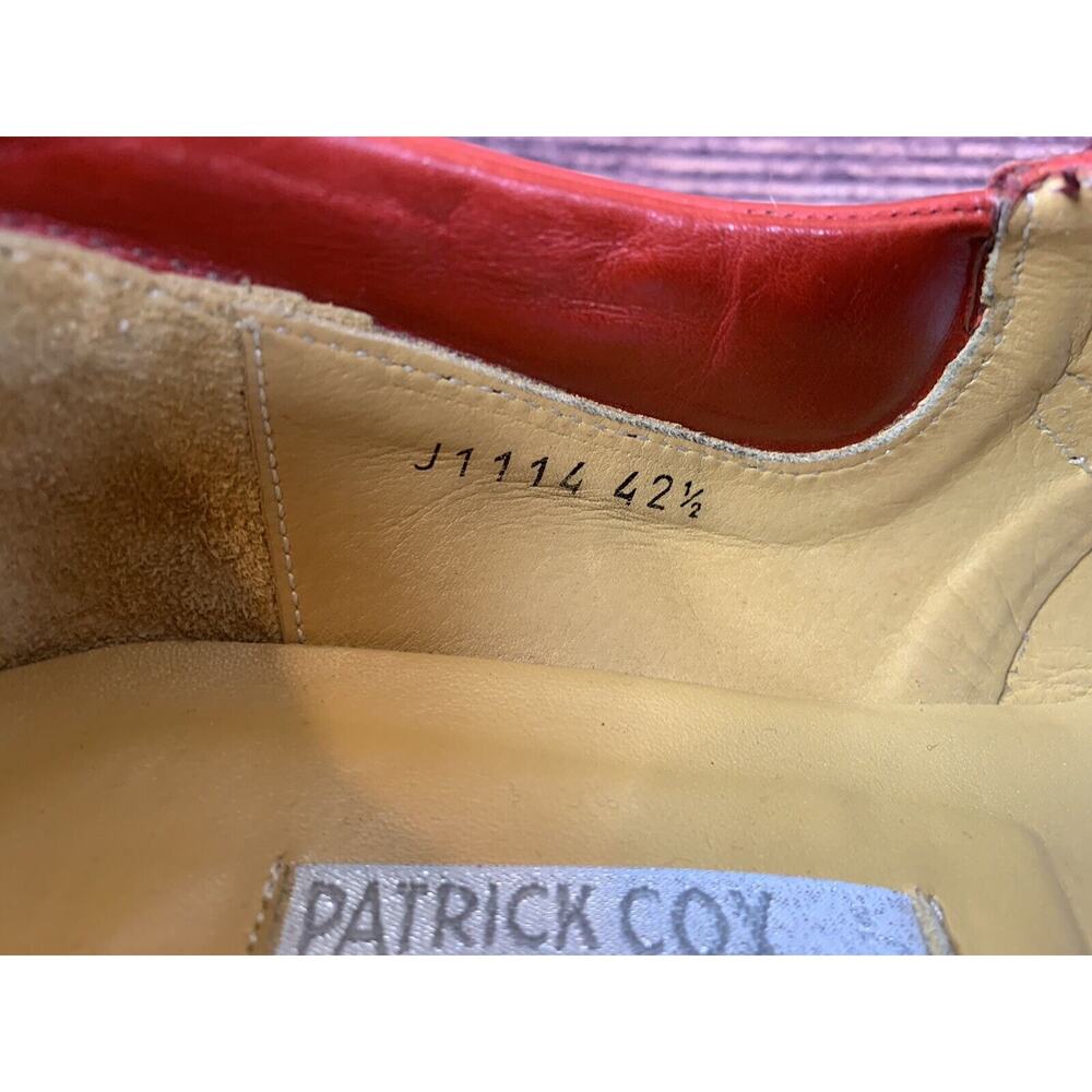 Patrick Cox Red Leather Loafers - Picture 10 of 10